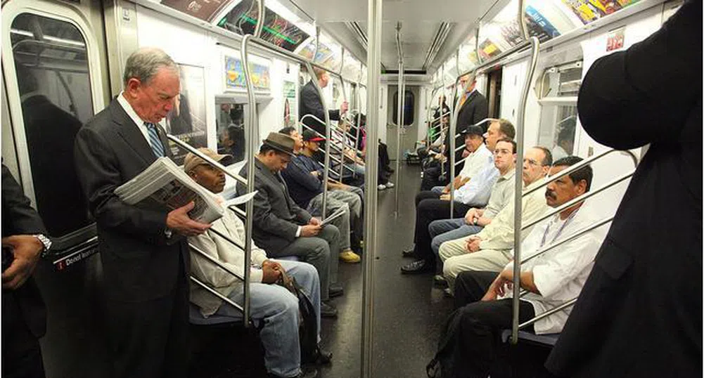 Милиардерите също ползват метрото