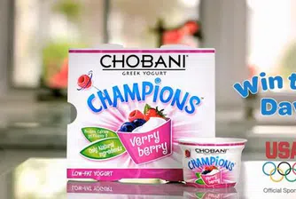 Chobani печели рекламната война в нета преди Олимпиадата