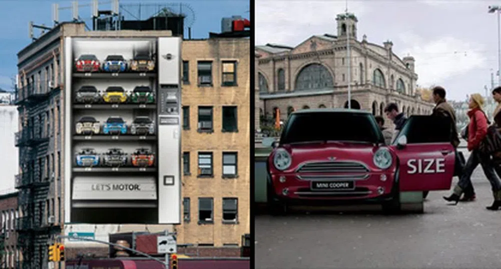 Невероятните реклами на MINI Cooper