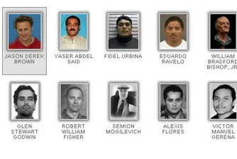 10-те най-издирвани от ФБР престъпници