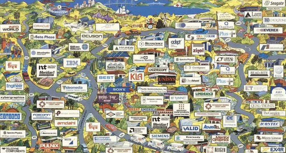 Вижте как е изглеждала Силициевата долина през 1991 г.