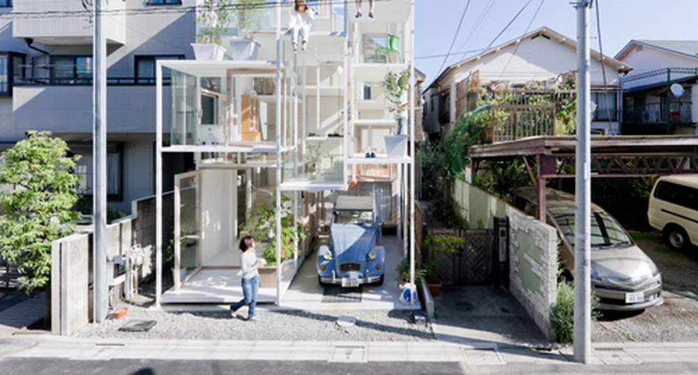 Построиха прозрачен дом в Токио
