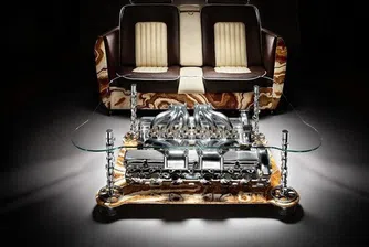 Rolls-Royce, превърнат в мебели