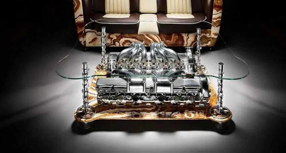 Rolls-Royce, превърнат в мебели