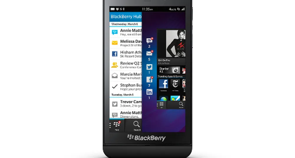 BlackBerry Z10 е в магазините на Мтел