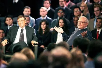 Бъфет и Гейтс: Богатите да дарят 50% от състоянието си