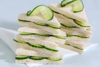 Сандвич с краставици срещу жегата