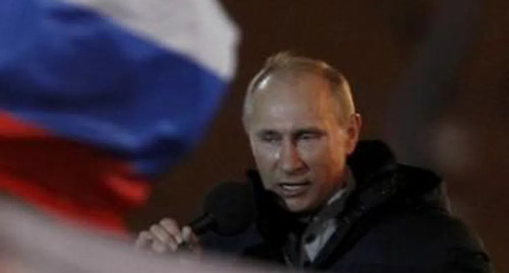 Сълзи в очите на новия-стар президент на Русия