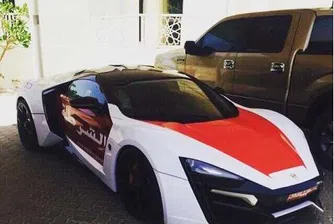 Най-новата кола на полицията в Абу Даби струва 3.4 млн. долара