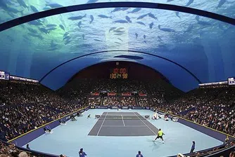 Дубай може да се сдобие с подводен тенискорт