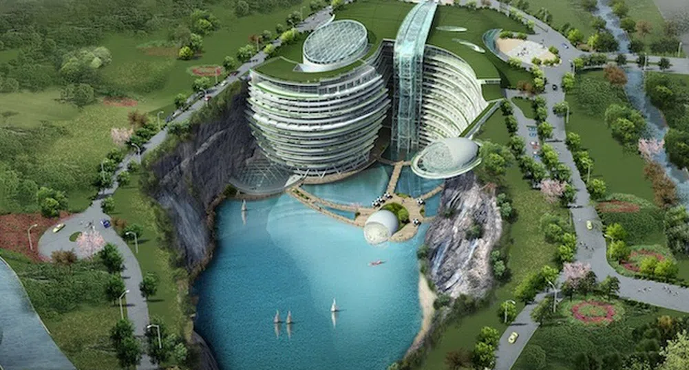 В Китай ще строят хотел под земята