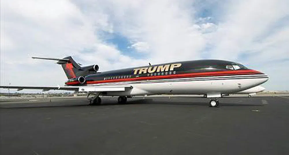 Как изглежда личният самолет на Доналд Тръмп?