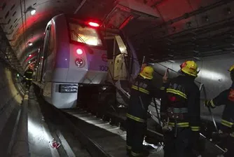 240 ранени при сблъсъка на два влака в шанхайското метро