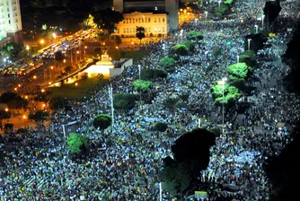 Нови бурни протести в Бразилия