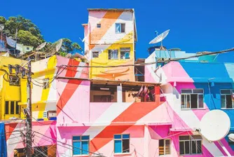 Най-цветните квартали в света