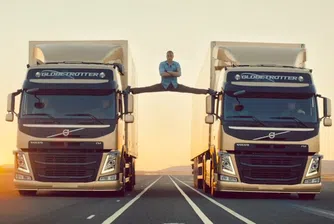 Жан Клод Ван Дам в най-ефектната реклама на камион (видео)