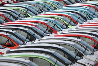 Продажбите на нови автомобили в Европа с ръст от 6.2%