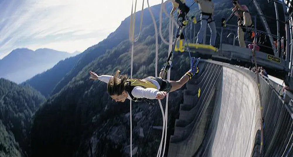 Най-високите места за скачане с бънджи в света