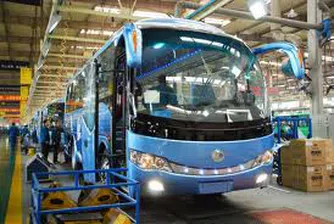 Най-големият производител на автобуси от Китай проучва пазара в Бургас