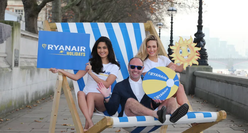 Ryanair пуска услугата "Ryanair Holidays"