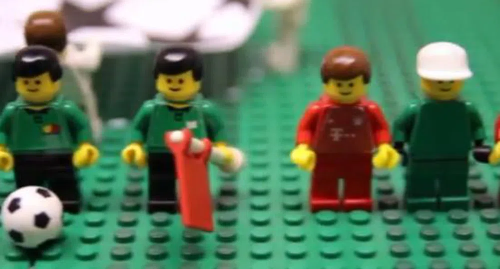 Вижте финала в Шампионска лига, пресъздаден с Lego