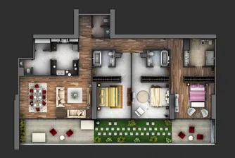 18 идеи как да изглежда едно жилище с три спални