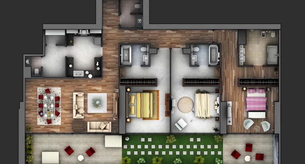 18 идеи как да изглежда едно жилище с три спални