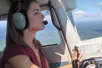 Историята на успеха на една жена пилот