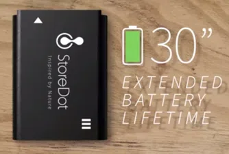 Израелска фирма създаде батерия, която се зарежда за 30 секунди