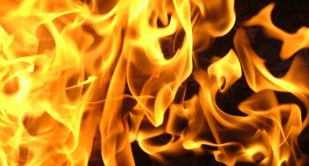 Пожар в Оргахим (видео)