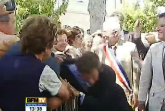 Мъж нападна Саркози