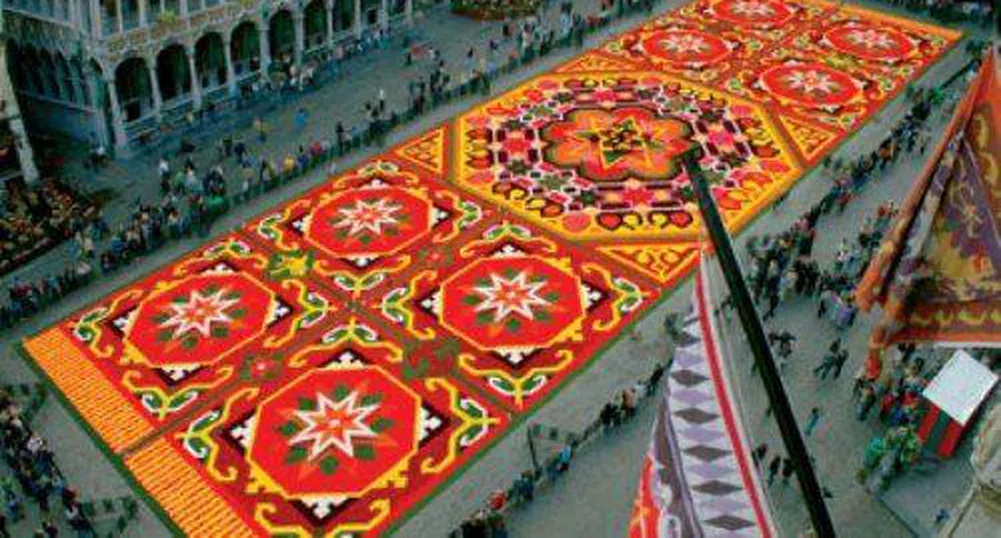 СИБАНК пренася прочутия белгийски цветен килим в София