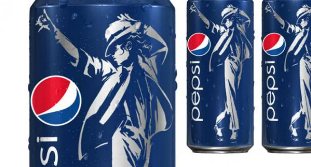Pepsi пусна 1 млрд. кенове с Майкъл Джаксън
