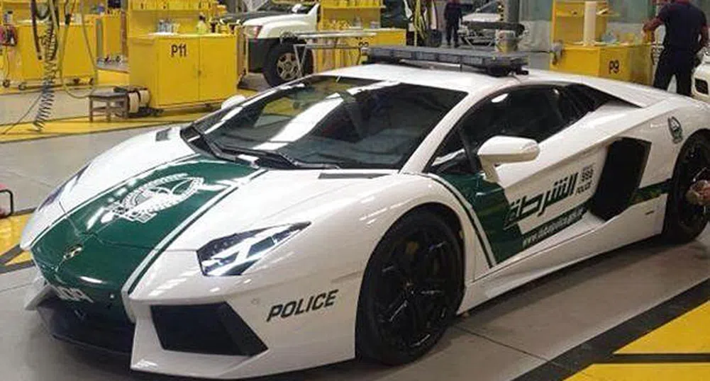 Lamborghini Aventador – полицейска кола в Дубай