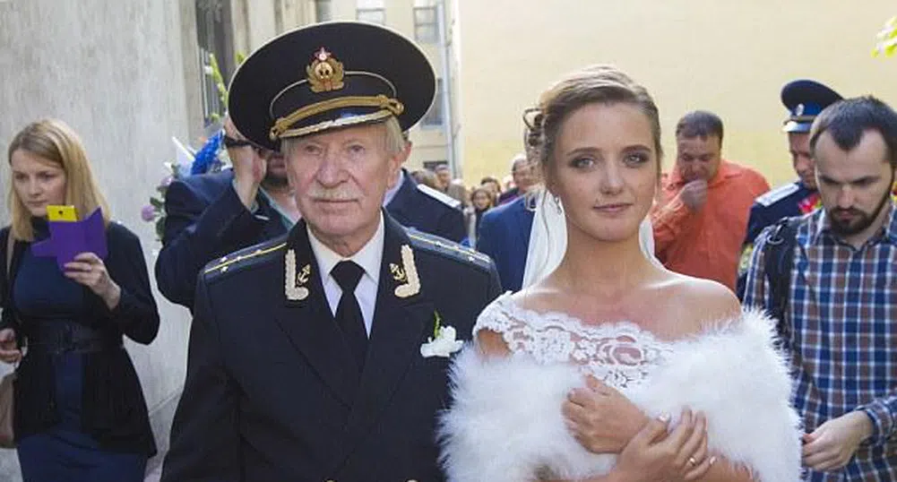 84-годишен руски актьор се ожени за 24-годишна