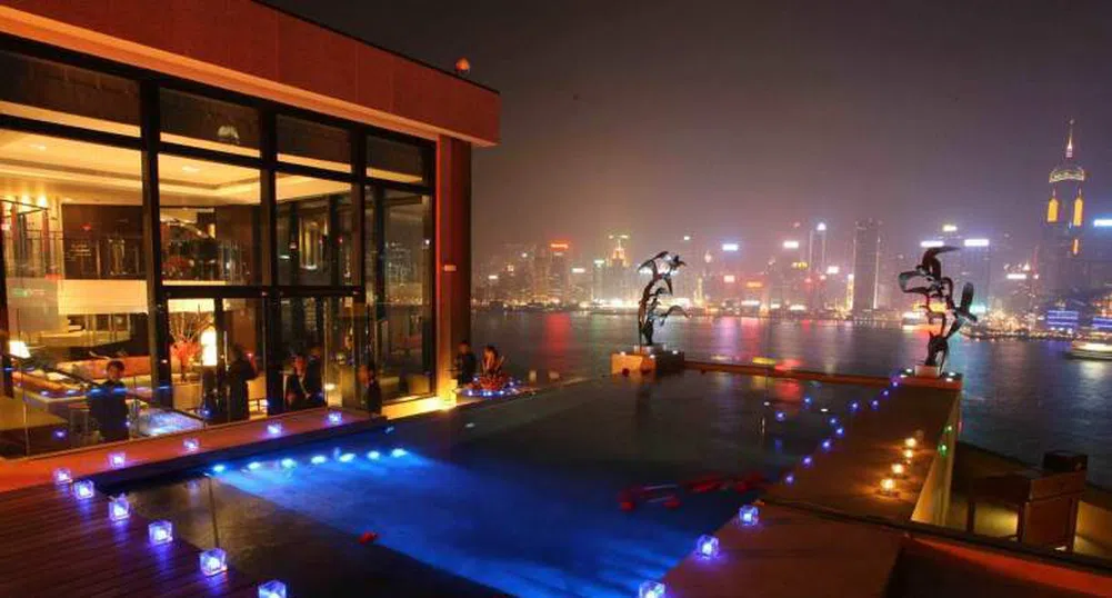 Най-красивите басейни на покрива в Хонконг
