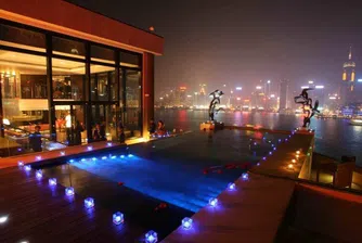Най-красивите басейни на покрива в Хонконг