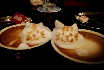Уникални 3D фигури от кафе прави японски барман