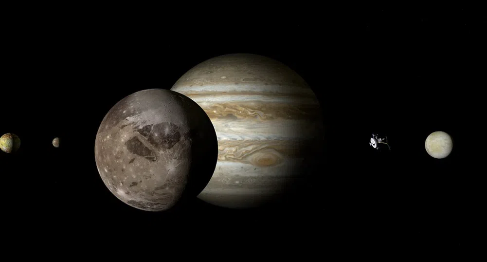 Сателит улови "гласа" на Юпитер