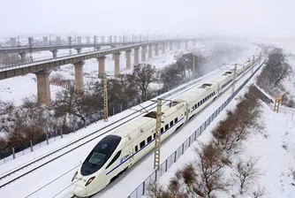 Само в Китай: студоустойчиви експресни влакове със спални вагони
