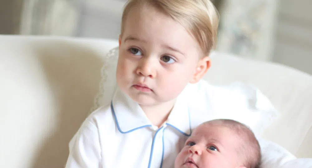 Първата снимка на Шарлот с батко й принц Джордж