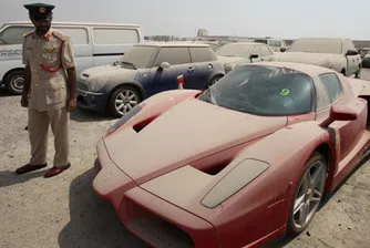 Ferrari Enzo стои забравено в Дубай вече 8 месеца