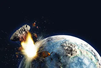 Метеорит падна в най-голямото езеро на планетата (видео)
