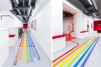 Цветни линии, вдъхновени от лондонското метро