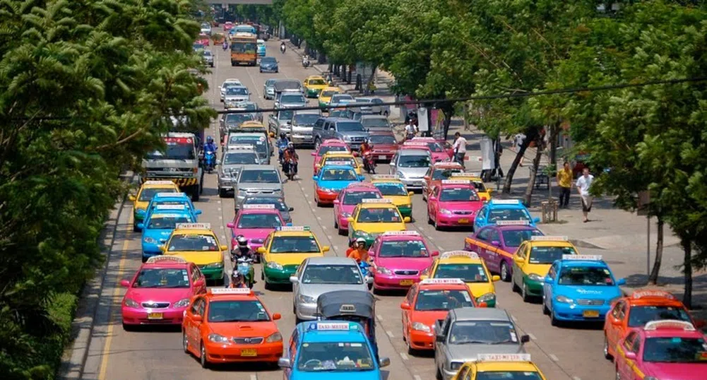 Най-цветните таксиметрови коли в света