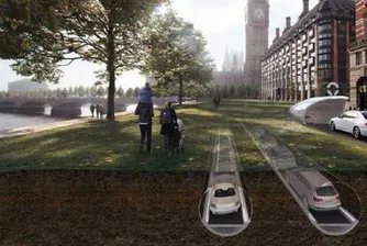 Безпилотните коли ще се движат под земята?