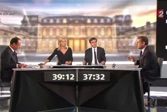 Саркози нарече опонента си „лъжец“ в ефир