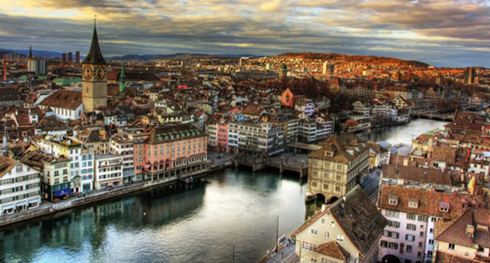Цюрих е най-скъпият град за туристи в Европа през 2012 г.