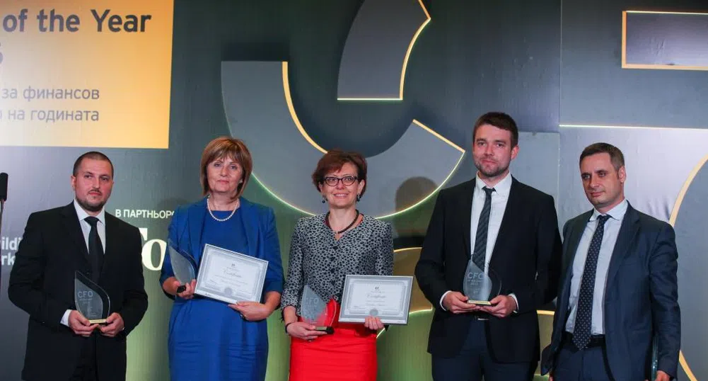Обявиха победителите в конкурса за финансов директор на годината