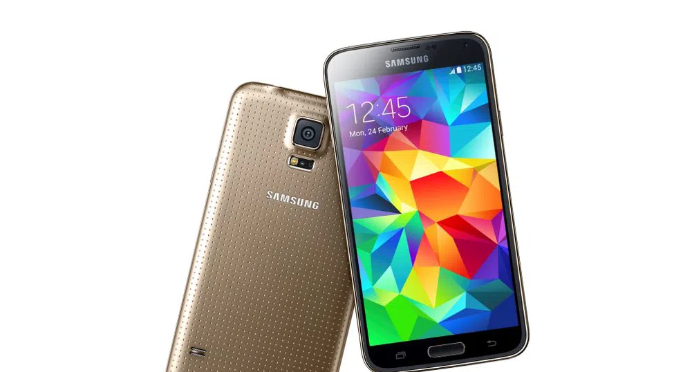 Златистият Samsung Galaxy S5 дебютира в магазините на Мтел